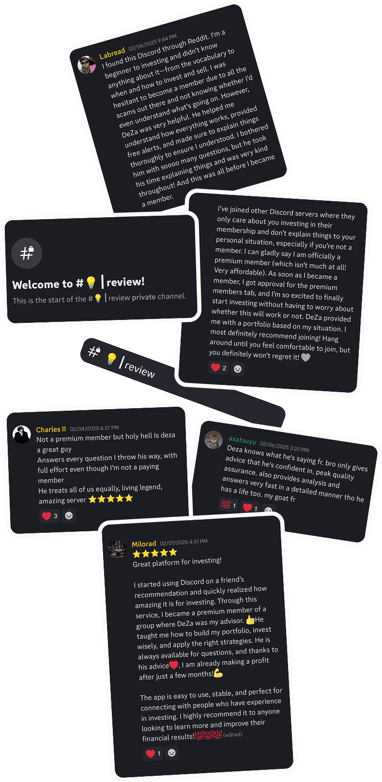 dechart reviews mobile discord