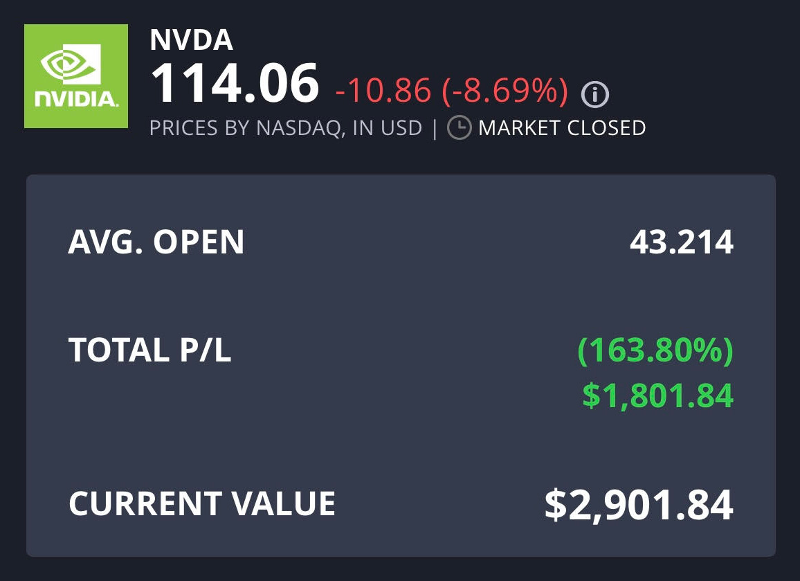 dechart trading nvidia