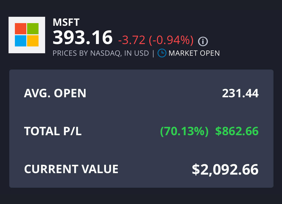 dechart trading microsoft